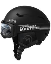 Conjunto de capacete de esqui OutdoorMaster com óculos para adultos Conjunto de capacete de esqui OutdoorMaster com óculos para adultos
