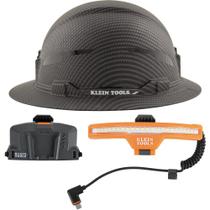 Conjunto de capacete Klein Tools 80160 com farol recarregável Conjunto de capacete Klein Tools 80160 com farol recarregável