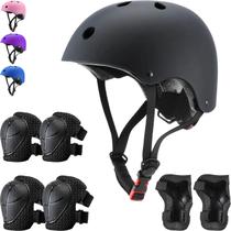 Conjunto de capacetes de bicicleta para crianças FOOKCIAN ajustável por 3-8 anos Conjunto de capacetes de bicicleta para crianças FOOKCIAN ajustável por 3-8 anos