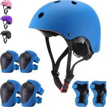Conjunto de capacetes de bicicleta para crianças FOOKCIAN ajustável por 3-8 anos Conjunto de capacetes de bicicleta para crianças FOOKCIAN ajustável por 3-8 anos