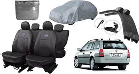 Conjunto de Capas Automotivas Parati 97-12 + Limpador e Cobertura