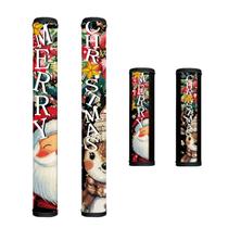 Conjunto de capas de alça para porta de geladeira de Natal HUISEFOR