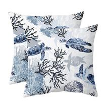 Conjunto de capas de almofada Weesire Nautical Coastal de 2 45x45cm