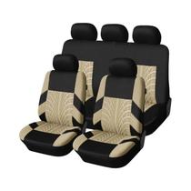 Conjunto De Capas De Assento Universal Para Carro Com Bordado Da Marca, Organizador Frontal E