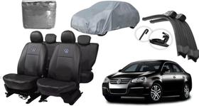 Conjunto de Capas Luxuosas para Jetta 05-10 com Limpador