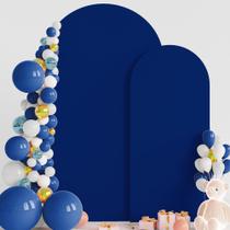 Conjunto de Capas para Arco de Casamento Wokceer - 2,2m e 1,8m - Azul Royal Conjunto de Capas para Arco de Casamento Wokceer - 2,2m e 1,8m - Azul Royal