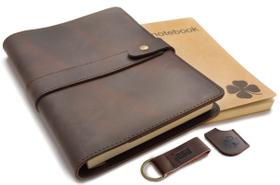 Conjunto de Capas para Notebook Le Vent em Couro Genuíno - Recarregável A5