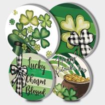 Conjunto de capas para queimadores de fogão Tucocoo Saint Patrick's Day, 4 unidades