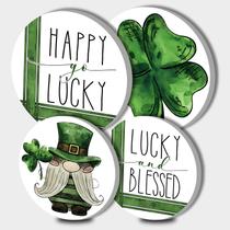 Conjunto de capas para queimadores de fogão Tucocoo Saint Patrick's Day, 4 unidades