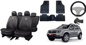 Conjunto de Capas Premium para Duster 10-17 + Tapete + Volante