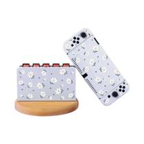 Conjunto De Capas Protetoras Com Estampa De Camomila Para Switch OLED NS Com Capa Base E