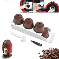 Conjunto De Cápsulas De Café Reutilizáveis Dolce Gusto Com 3 Colheres E Escova 200 Vezes