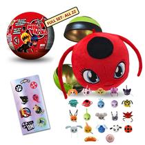 Conjunto de Cápsulas Surpresa de Pelúcia Miraculous MiraBall Ladybug