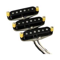 Conjunto De Captadores De Guitarra Elétrica Alnico 5 Single Coil 52mm Blues Vintage Clean Para