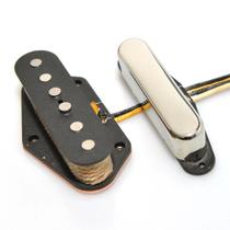 Conjunto De Captadores Vintage Alnico 5 Para Guitarra Elétrica Estilo Telecaster 1952 Tamanho plus Conjunto De Captadores Vintage Alnico 5 Para Guitarra Elétrica Estilo Telecaster 1952 Tamanho plus
