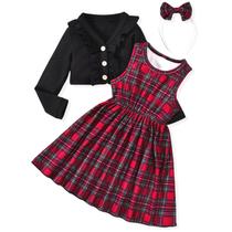 Conjunto de cardigã e bandana para meninas HINTINA 5T Conjunto de cardigã e bandana para meninas HINTINA 5T