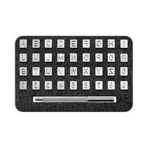 Conjunto De Carimbos De Letras E Números Em Aço Inoxidável 32/36 Peças 3mm 6mm Kit De Perfuração Conjunto De Carimbos De Letras E Números Em Aço Inoxidável 32/36 Peças 3mm 6mm Kit De Perfuração