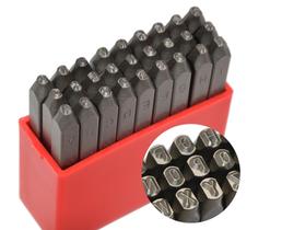 Conjunto de carimbos de metal Wokesi em aço carbono de alta dureza 1,5 mm Conjunto de carimbos de metal Wokesi em aço carbono de alta dureza 1,5 mm