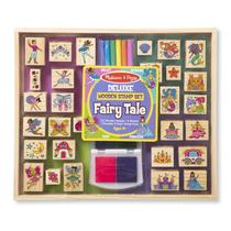 Conjunto de carimbos e cores Melissa & Doug Fairy Theme