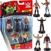 Conjunto de carimbos P.M.I. WWE Superstar Self-Inking for Crafts, 5 peças