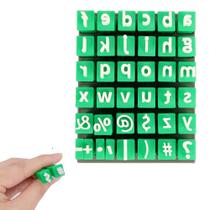 Conjunto de carimbos para argila com letras pequenas e símbolos MXHLXRMP Conjunto de carimbos para argila com letras pequenas e símbolos MXHLXRMP