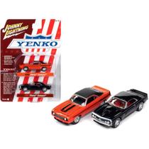 Conjunto de carro die-cast Johnny Lightning Chevrolet Camaro 1969 Conjunto de carro die-cast Johnny Lightning Chevrolet Camaro 1969