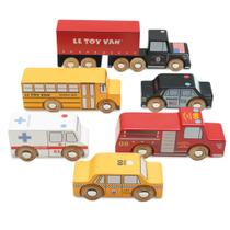 Conjunto de carros de brinquedo Le Toy Van New York Premium Wood Kids 3 anos ou mais Conjunto de carros de brinquedo Le Toy Van New York Premium Wood Kids 3 anos ou mais
