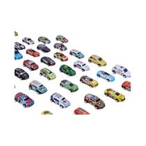 Conjunto De Carros De Corrida Coloridos Em Liga Metálica Com 10, 20 Ou 30 Peças, Caixa De