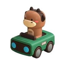 Conjunto De Carros De Corrida De Animais Para Crianças Press And Go Veículos De Jogo De Fricção Para