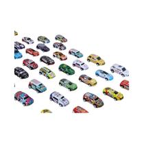 Conjunto De Carros De Liga Metálica Com Inércia Para Contagem Regressiva De Natal De 24 Dias,
