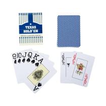 Conjunto De Cartas De Pôquer De Plástico Liso À Prova D'água Baccarat Texas Hold'em Bridge Games