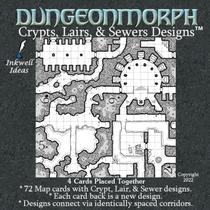 Conjunto de cartas Inkwell Ideas DungeonMorph Crypts, Lairs, & Sewers