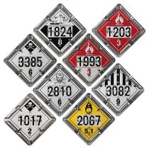 Conjunto de cartazes Hazmat Numer-Aluminium Flip File J. J. Keller Conjunto de cartazes Hazmat Numer-Aluminium Flip File J. J. Keller