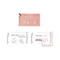 Conjunto De Cartões De Costura Mini, Livro De Ponto De Bordado Para Artesanato De Costura Em Casa