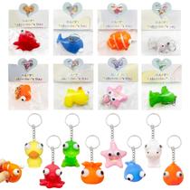 Conjunto de cartões de Dia dos Namorados com chaveiro Pop-Eye Stress Reliever