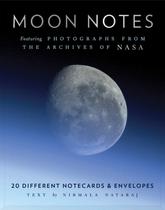 Conjunto de cartões de notas Chronicle Books Moon Notes NASA 20 Cards