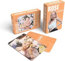 Conjunto de cartões fotográficos Roses, pôster de álbum fotográfico para Blink Girls - HUOGUO
