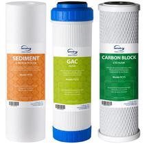 Conjunto de cartuchos de filtro de água iSpring F3 NSF de 6 meses