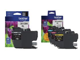 Conjunto de cartuchos de tinta Brother Genuine LC3013BK High Yield Conjunto de cartuchos de tinta Brother Genuine LC3013BK High Yield