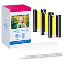 Conjunto de cartuchos de tinta e papel fotográfico para Canon Selphy CP1500