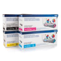 Conjunto de cartuchos de toner Brother TN221BK preto TN225C/M/Y