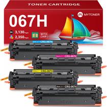 Conjunto de cartuchos de toner MYTONER 067H 067 de alta capacidade, pacote com 4