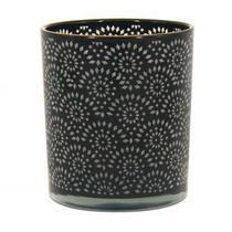 Conjunto de castiçaisde vidro pedro - 4 pcs 8,8cm x 10cm