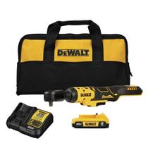 Conjunto de catraca DEWALT 20V MAX 3/8 polegadas 70 libras de torque com bateria Conjunto de catraca DEWALT 20V MAX 3/8 polegadas 70 libras de torque com bateria