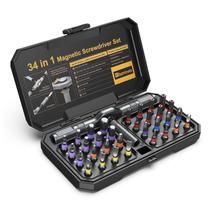 Conjunto de catraca magnética 34 em 1 para chave de fenda Bomivoi