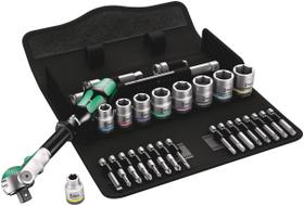 Conjunto de catracas Wera 8100 SB 9 velocidades 3/8 Drive 29 peças