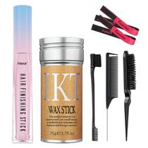 Conjunto de cera para modelagem de cabelo PasaRose, 7 unidades para modelagem não oleosa