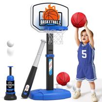 Conjunto de cesta de basquete e bola T Wee Wonders 2 em 1 preto Conjunto de cesta de basquete e bola T Wee Wonders 2 em 1 preto