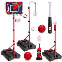 Conjunto de Cesta e Bola de Basquete HYES 4 em 1 para Crianças (3-5 anos)