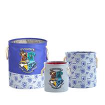 Conjunto de cestas de armazenamento de brinquedos Idea Nuova Harry Potter 3 peças